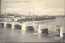 Basel - Neue Rheinbrücke mit Kleinbasel - Postkarte