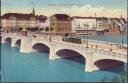 Postkarte - Basel - Mittlere Rheinbrücke