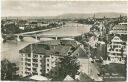 Basel Die drei Rheinbrücken - Foto-AK