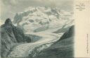 Postkarte - Monte Rosa von Schwarzsee gesehen