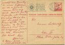 Postkarte - Maschinenstempel Fussballweltmeisterschaft 1954