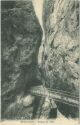 Postkarte - Aareschlucht - Gorges de l Aar