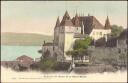 Postkarte - Chateau de Nyon et le Mont-Blanc ca. 1905