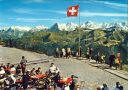 Fotokarte - Niesen-Kulm - Aussicht von der Hotelterrasse auf die Berner Alpen