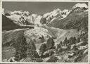 Postkarte - Berninagruppe und Morteratschgletscher