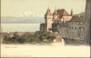Postkarte - Chateau de Nyon ca. 1900