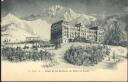 Postkarte - Caux et les Rochers de Naye en hiver ca. 1900