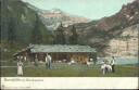 Postkarte - Sennhütte am Oeschinensee ca. 1900