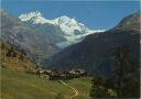 Zmutt ob Zermatt - Rimpfischhorn und Strahlhorn - AK-Grossformat