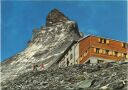 Zermatt - Matterhorn - Matterhornhütte SAC und Berghotel Belvedere - AK Grossformat