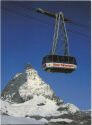 Klein Matterhorn Bahn bei Zermatt - Matterhorn - AK Grossformat