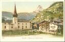 Postkarte - Zermatt - L'Eglise et le Mont Cervin ca. 1900