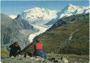 Zermatt - Monte Rosa - Liskamm - Gornergletscher - AK Grossformat