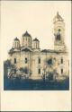 Semendria (Smederevo) - Kirche mit den zwei grossen Einschusslöchern - Foto-AK ca. 1915