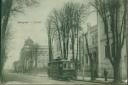 Postkarte - Belgrad - Conak - Strassenbahn
