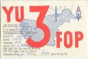 QSL - Funkkarte - YU3FOP - Serbien - Beograd