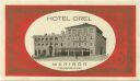 Maribor - Hotel Orel - Hotel Sticker 8cm x 13,5cm