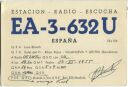 QSL - QTH - Funkkarte - EA-3-632U - Espana