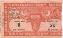 Plaza Toros de Madrid - Corrida de Novillos 1959 - Eintrittskarte