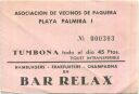 Mallorca - Paguera - Playa Palmira - Tumbona Sonnenliege
