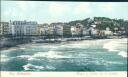Postkarte - San Sebastian - Playa y hoteles de la concha ca. 1900