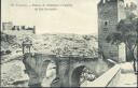 Postkarte - Toledo - Puente de Alcantara y Castillo de San Servando