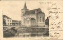 Pozdrav ze Slabsic - Jubilejni - kostel - beschrieben ca. 1900