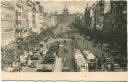 Prag - Wenzelsplatz - Strassenbahn - Foto-AK