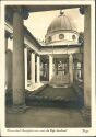 Ansichtskarte - Marienbad - Kreuzbrunnen mit Dr. Nehr Denkmal