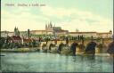 Postkarte - Praha - Hradcany a Karluv most