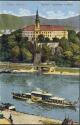 Postkarte - Tetschen - Decin - Schloss - Dampfer