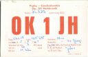 QSL - QTH - Funkkarte - OK1JH - Tschechische Republik