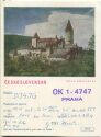 QSL - QTH - Funkkarte - OK1-4747 - Tschechische Republik
