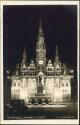 Postkarte - Reichenberg - Liberec - Rathaus bei Nacht