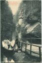 Postkarte - Edmundsklamm - Der breite Stein