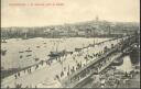 Postkarte - Constantinople - Le nouveau Pont de Galata