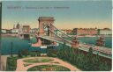 Postkarte - Budapest - Kettenbrücke