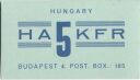 QSL - QTH - Funkkarte - HA5KFR - Ungarn - Magyarorszag