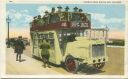 Postkarte - Chicago - Double Deck Motor Bus