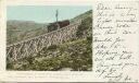 Postkarte - New Hampshire - White Mountains - Mt. Washington Cog Railway