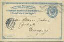 USA - Postkarte mit Zudruck 1904