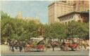 Postkarte - New York City - Horse-Drawn Carriages on 59th Street