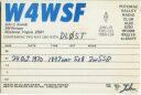 QSL - Funkkarte - W4WSF - USA - Winchester