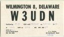 QSL - QTH - Funkkarte - W3UDN - USA - Delaware