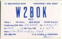 QSL - QTH - Funkkarte - W2BOK - USA