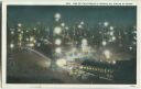 postcard - California - Oil Fields at night