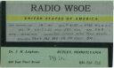 QSL - Radio - W8OE - USA