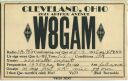 QSL - Radio - W8GAM - USA