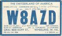 QSL - Radio - W8AZD - USA