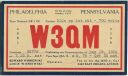 QSL - Radio - W3QM - USA